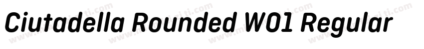 Ciutadella Rounded W01 Regular字体转换